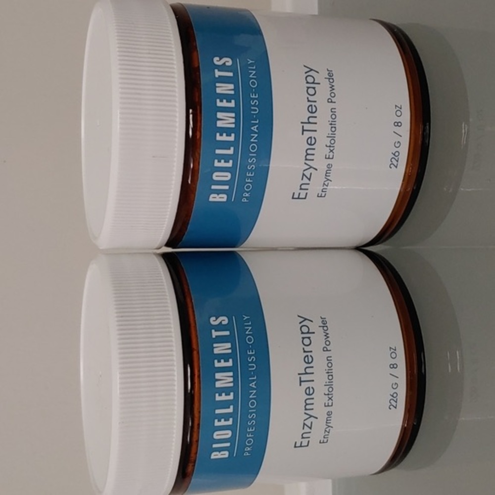 Two brand new unused bioelements enzyme therapy enzyme exfoliation powde…